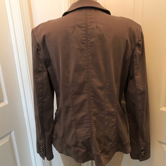 WHBM double breasted gray jacket - Picture 5 of 14